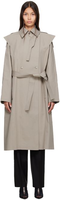 BOYAROVSKAYA Beige NoWaste Trench Coat