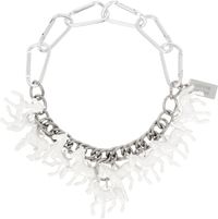 Chopova Lowena Silver Horse Girl Necklace