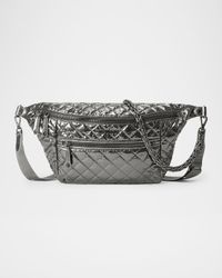Crosby Sling Metallic Quilted Belt Bag