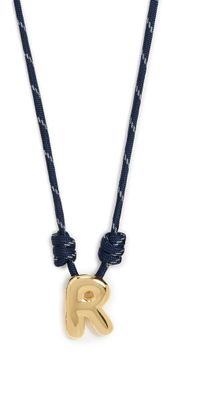 Martha Calvo Bubble Letter Wrap Necklace R/Navy One Size
