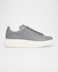 Men's Grainy Leather Oversized Sneakers