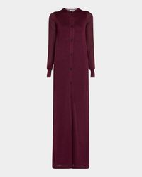 Long Lurex Knit Cardigan