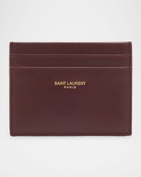 YSL Card Case in Calf Leather
