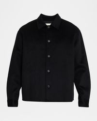 Men's Double-Face Wool Overshirt
