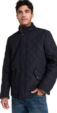 Barbour Powell Quilted Jacket Navy L