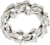 Emanuele Bicocchi Silver Arabesque Chain Ring