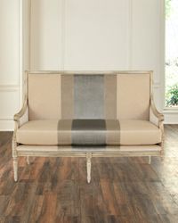 Lilah Buff Colorblock Settee