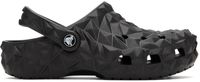 Crocs Black Classic Geometric Clogs