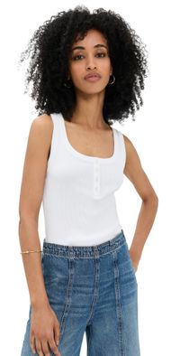 Veronica Beard Jean Abbott Tank White L