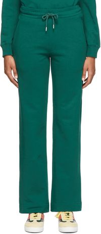 Dries Van Noten Pantalon de survêtement vert