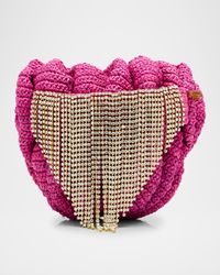 Bombe Preciosa Crochet Pochette Clutch Bag