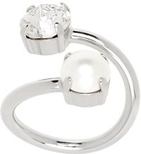 Justine Clenquet Silver Annie Ring