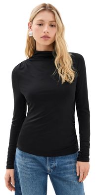 Veronica Beard Jean Mylie Top Black XS