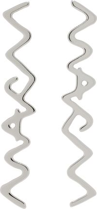 Marni Silver 'Marni' Symbol Drop Earrings