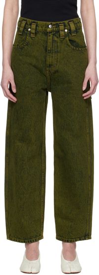 Eckhaus Latta Jean ample vert