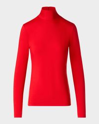 Modal Jersey Mock-Neck Shirt