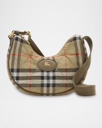 Horseshoe Check Quilted Crossbody Bag