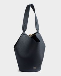 Lotus Mini Pebble Leather Tote Bag