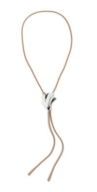 Jenny Bird Lydia Bolo Tie Silver One Size