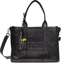 Marc Jacobs Gunmetal 'The Metallic Distressed Large' Tote
