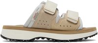 SUICOKE Beige & Gray MOGI-ab Sandals