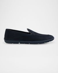 Men's Suede Sneaker Loafers