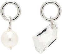 Justine Clenquet Silver Laura Earrings