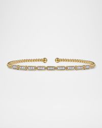 14K Yellow Gold Diamond Bujukan Bangle