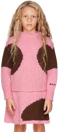 Weekend House Kids Enfant | Pull rose à pois