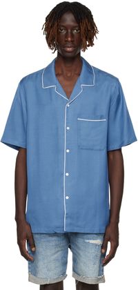 Ksubi Blue Downtown Shirt