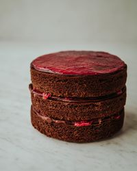Chocolate Raspberry Layer Cake, Serves 8