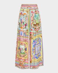 Spirit of Santa Maria Wide-Leg Trousers with Pockets