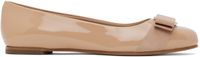 Ferragamo Ballerines Varina brun clair