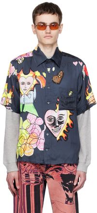 Rassvet Navy Drawings Shirt
