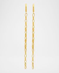 Edith Link Stud Earrings with Edith Link Fringe