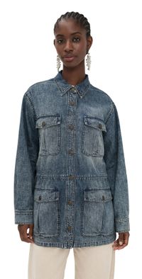 Isabel Marant Étoile Nossia Jacket Faded Blue 38