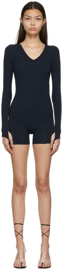 JACQUEMUS Navy 'La Combinaison Cielo' Jumpsuit