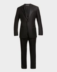 Men's Solid Peak-Lapel Tuxedo