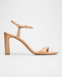 Babette Leather Ankle-Strap Sandals