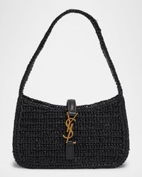 Le 5 A 7 Mini Shoulder Bag in Raffia