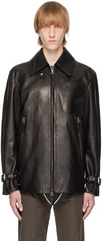 ECCO.kollektive Black Kostas Murkudis Edition Leather Jacket