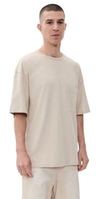 Lemaire Boxy T-Shirt Warm Beige XS