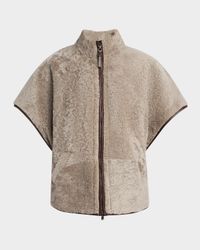 Lightweight Curly Sheep Shearling Jacket