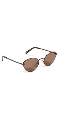 Luv Lou The Fox Sunglasses Bronze One Size