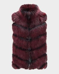 Fur-Free Quilted Faux Fox Vest
