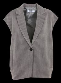 Please - Veste de tailleur à rayures - Taille M - Gris