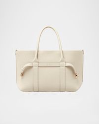 Ghiera Small Leather Shopper Tote Bag