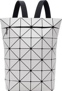 BAO BAO ISSEY MIYAKE Gray Blocky Backpack