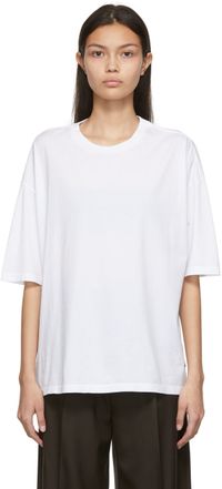Amiri T-shirt surdimensionné blanc à logo