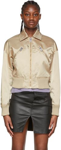 1017 ALYX 9SM Beige Luna Bomber Jacket